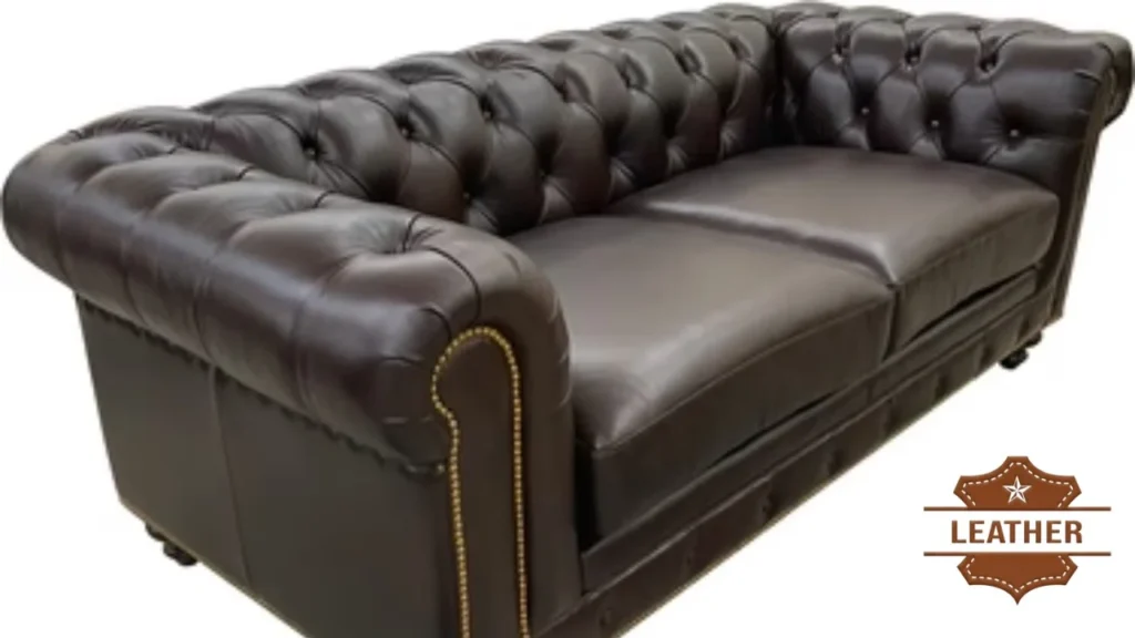 Tufted Leather Sofa