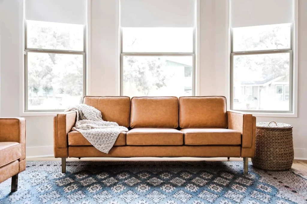Vegan Leather Sofa
