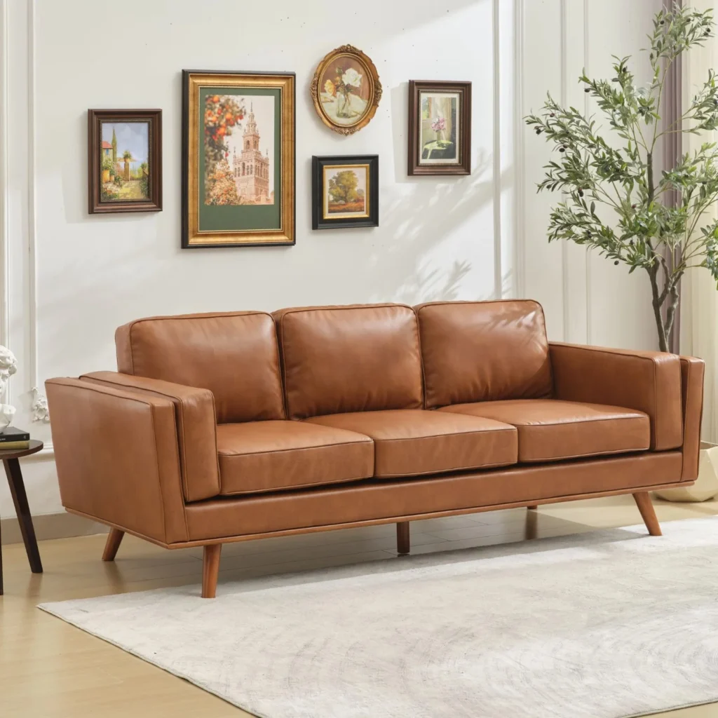 Vegan Leather Sofa