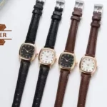 Watches with leather straps for women