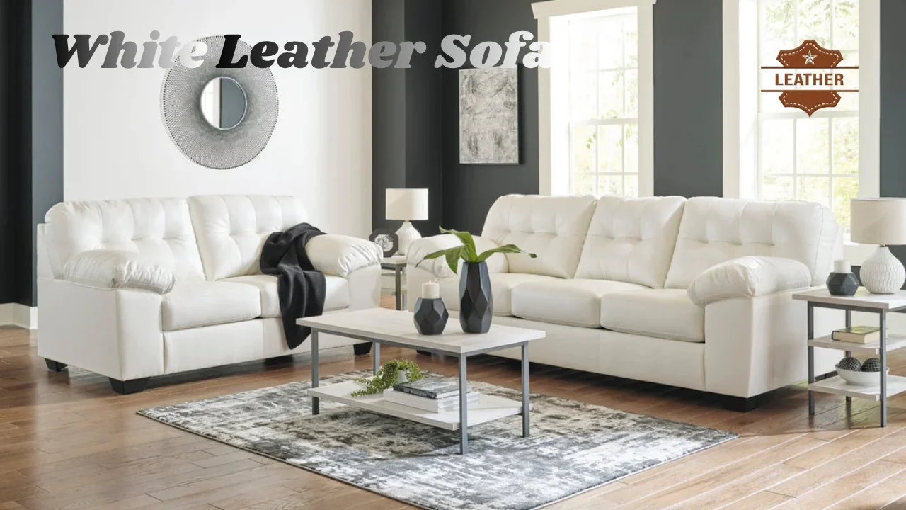 White Leather Sofa