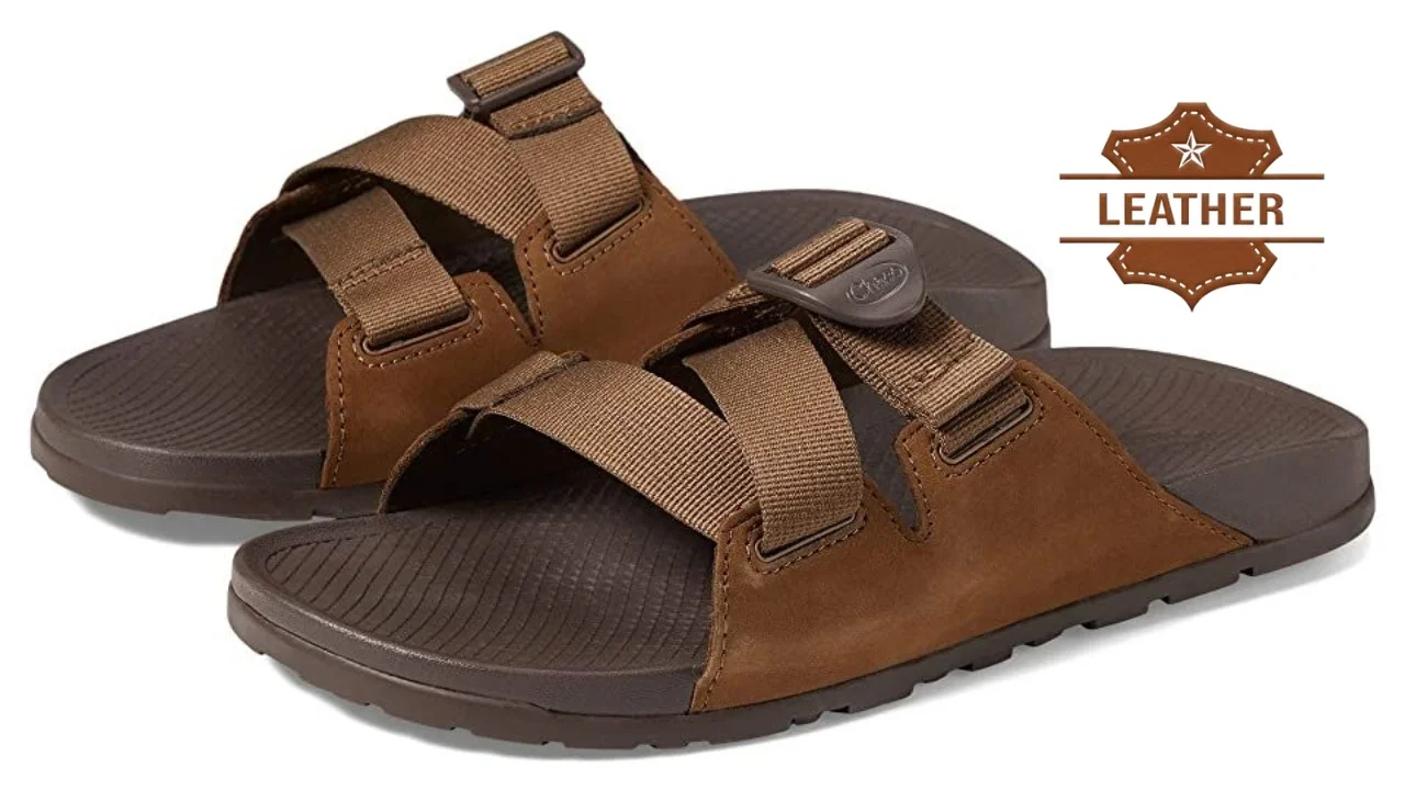 leather sliders mens