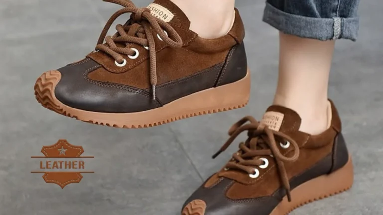 Leather sneakers women