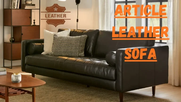 Article Leather Sofa