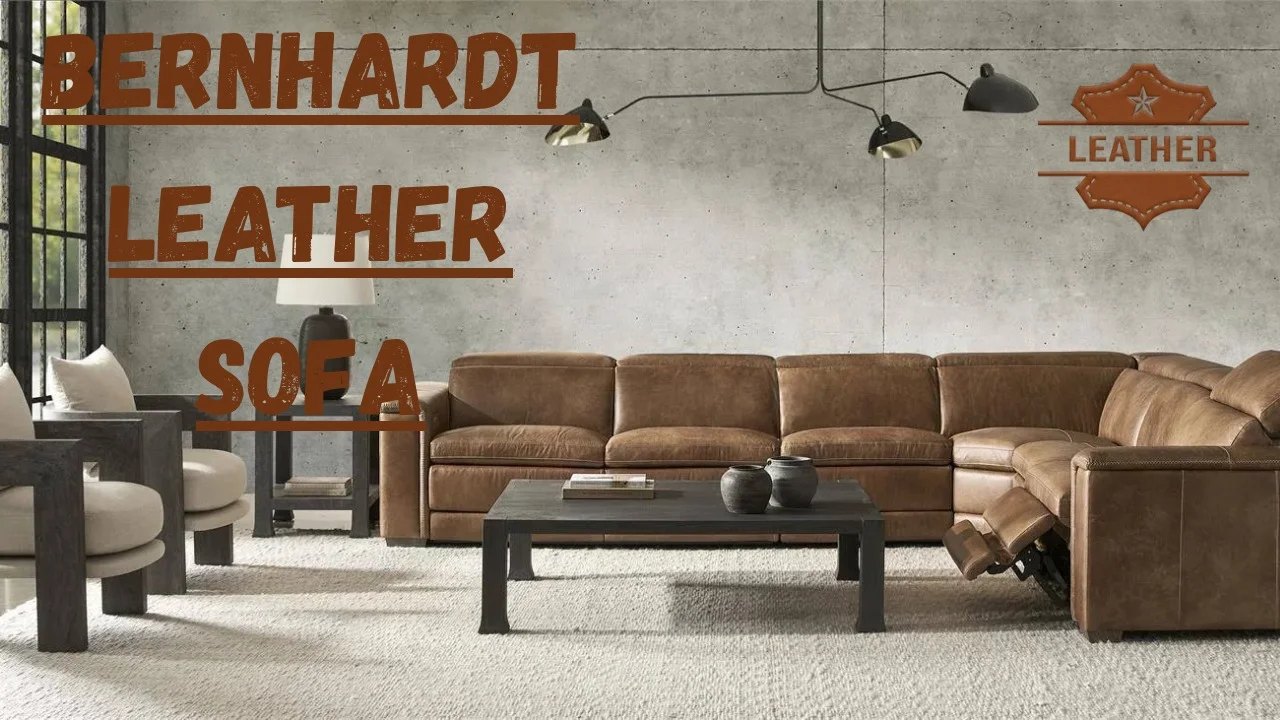 Bernhardt Leather Sofa