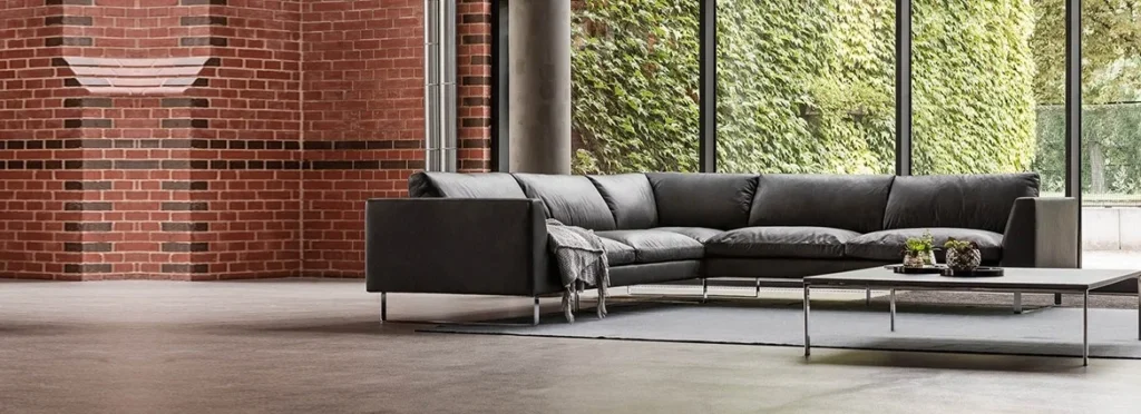 Contemporary Leather Sofa