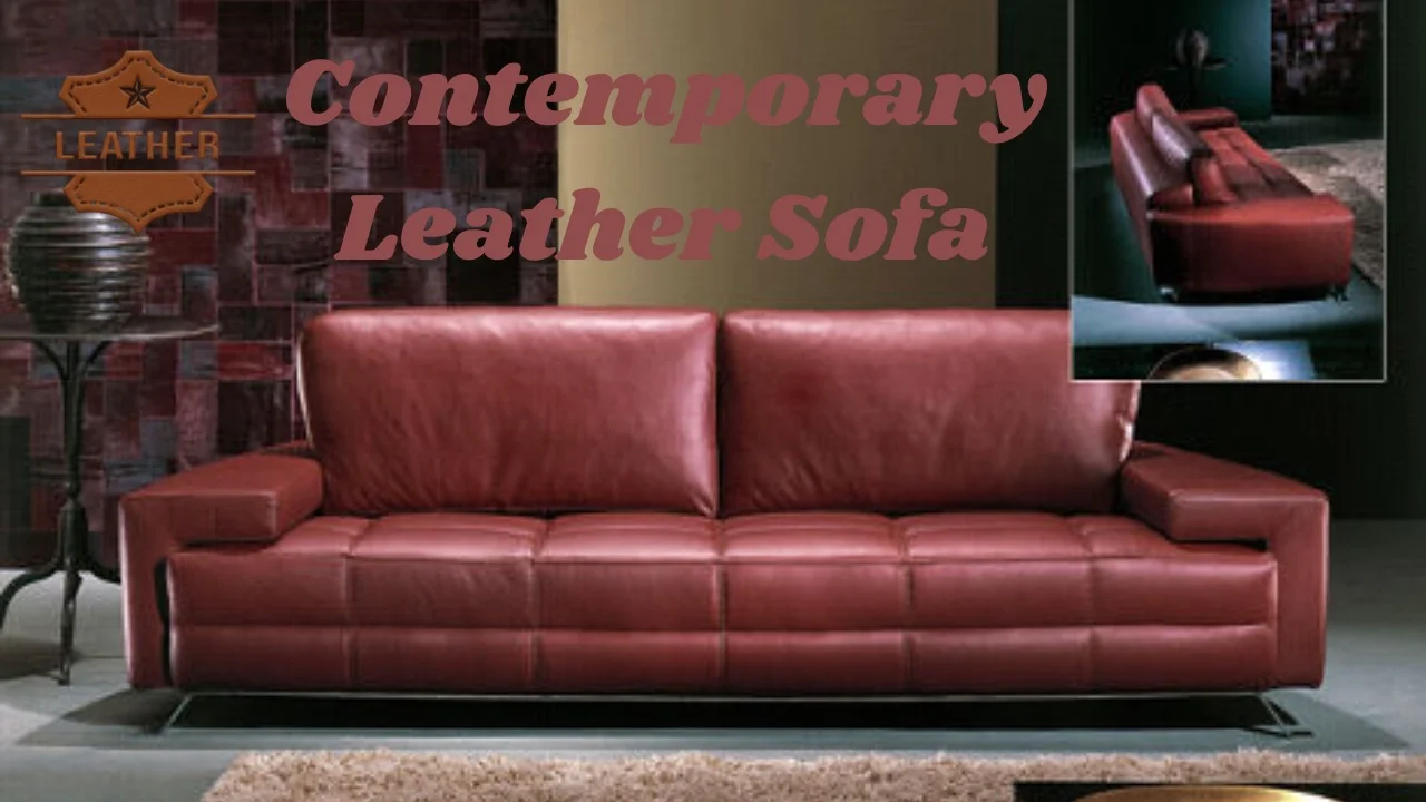 Contemporary Leather Sofa