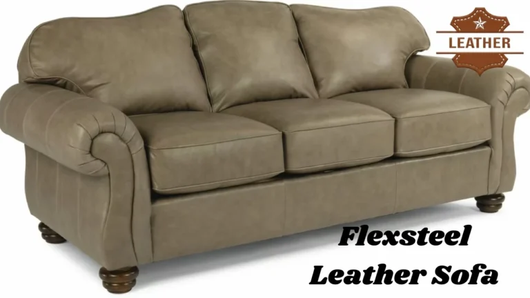 Flexsteel Leather Sofa