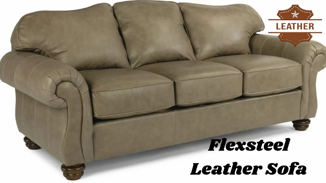 Flexsteel Leather Sofa