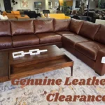 Genuine Leather Sofa Clearance