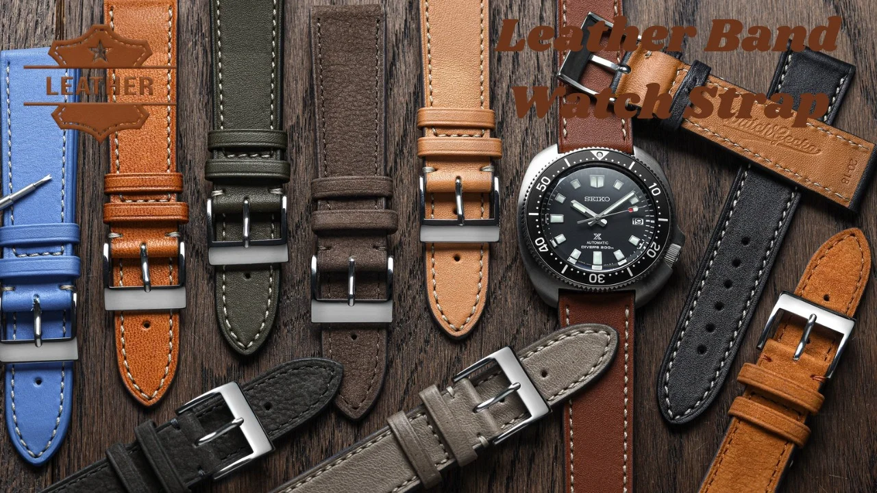 Leather Band Watch Strap