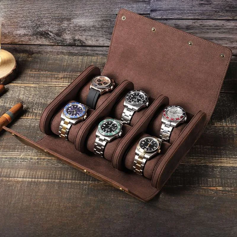 Leather Watch Roll