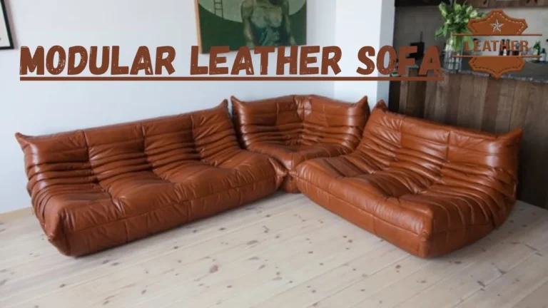 Modular Leather Sofa