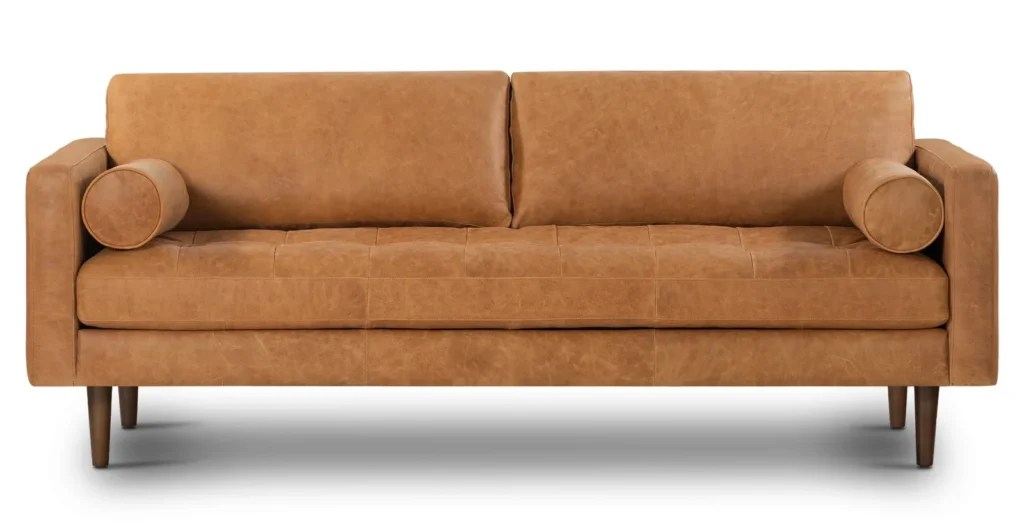 Poly and Bark Leather Sofa
