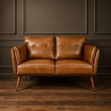 Small Leather Sofa