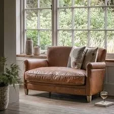 Small Leather Sofa
