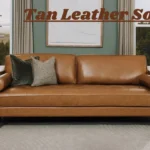 Tan Leather Sofa