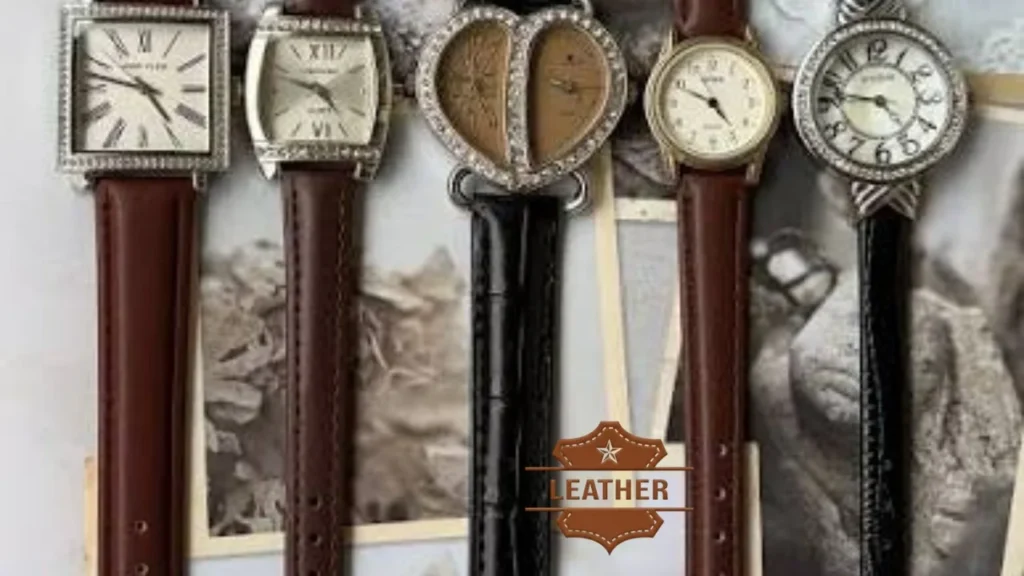 Watch Leather Strap Womens