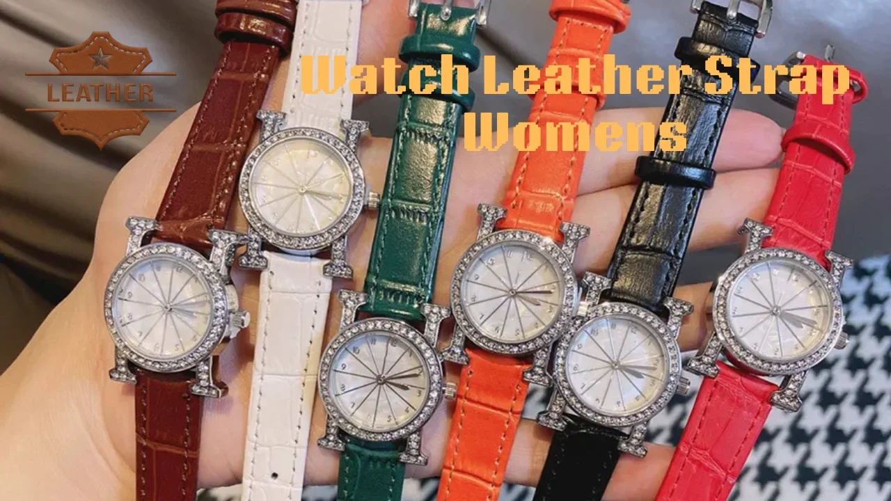 Watch Leather Strap Womens